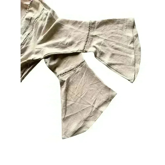 B Brand Chic Taupe Bell Sleeve Dress - Picture 6 of 6